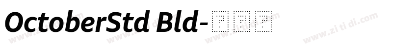 OctoberStd Bld字体转换